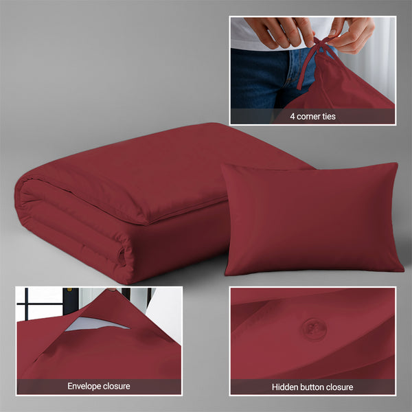 Premium 400 Thread Count 100% Cotton Crib Duvet Cover Set