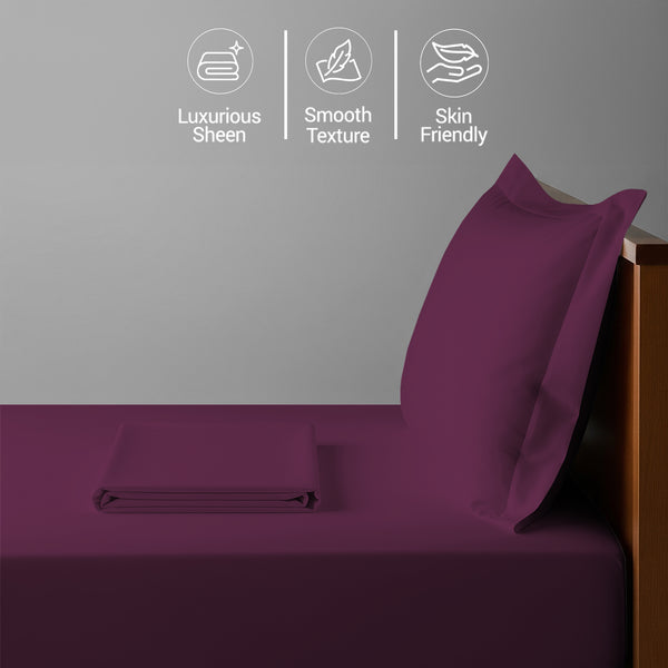 Premium 400 Thread Count 100% Cotton Bed Sheet Set