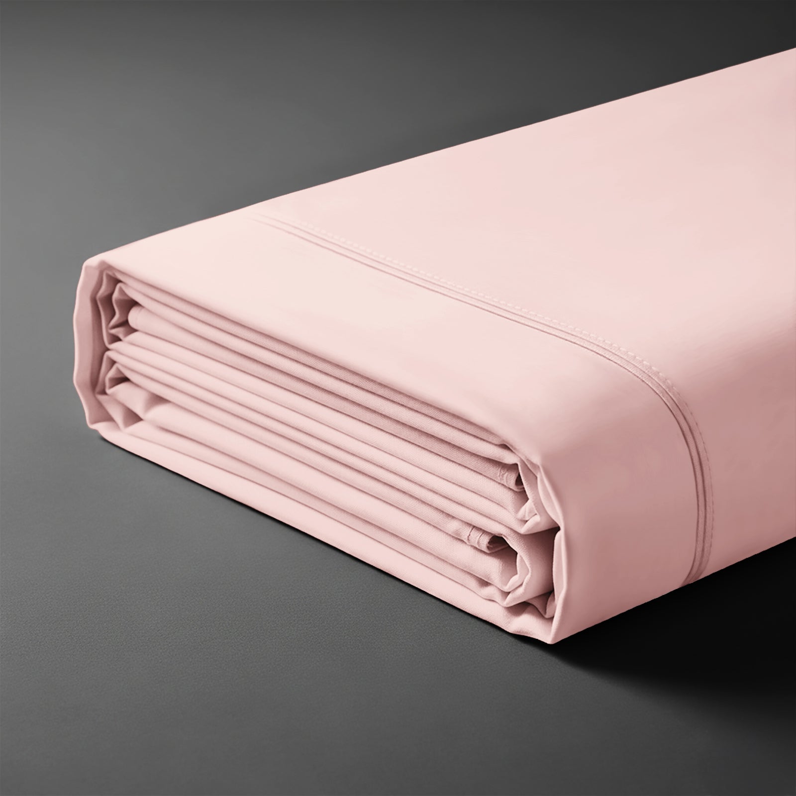 Skin-friendly light pink baby flat sheet 120×150 cm by Pizuna Linens