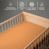Premium 400 Thread Count 100% Cotton Crib Flat Sheet