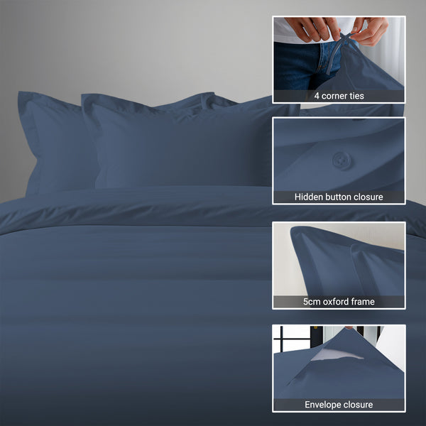 Royale 1000 Thread Count 100% Cotton Duvet Cover Set