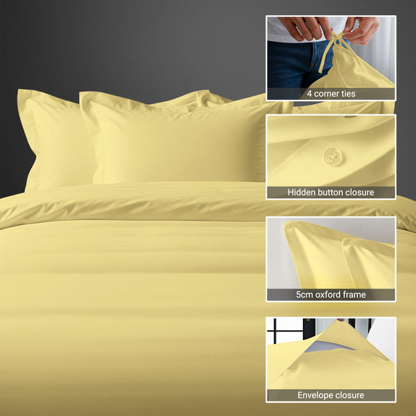 Royale 1000 Thread Count 100% Cotton Duvet Cover Set