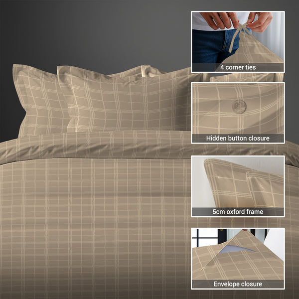 Premium 300 Thread Count 100% Cotton Duvet Cover Set