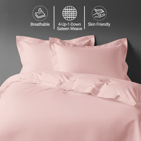 Permium 400 Thread Count 100% Cotton Duvet Cover Set