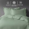 Luxury 800 Thread Count 100% Cotton Duvet Cover Set