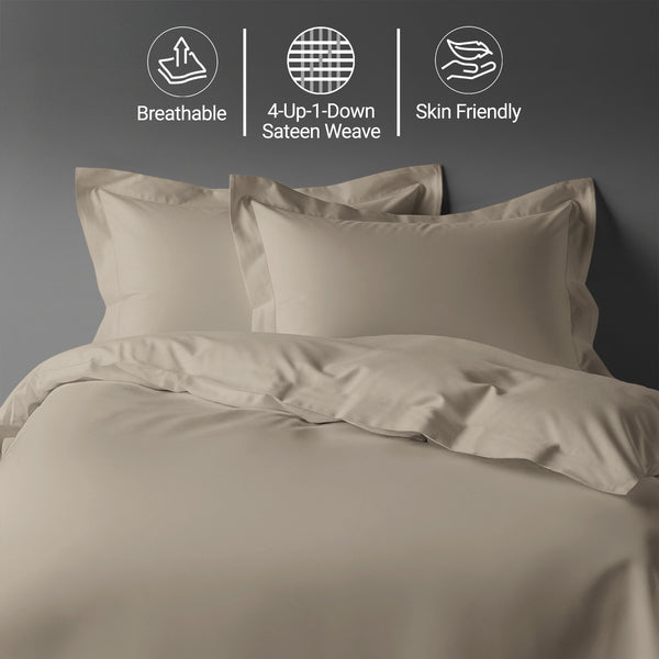 Luxury 800 Thread Count 100% Cotton Duvet Cover Set