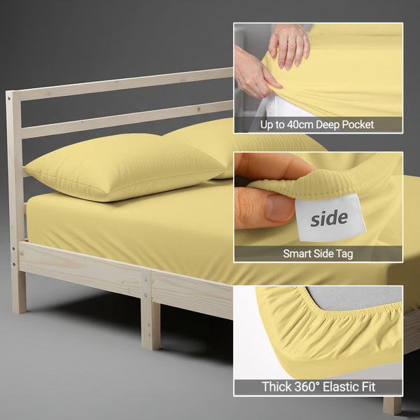 Royale 1000 Thread Count 100% Cotton Fitted Sheet