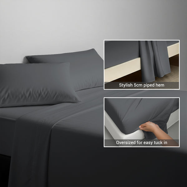 Deluxe 600 Thread Count 100% Cotton Flat Sheet