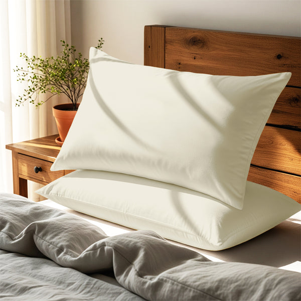 Percale 100% Cotton Pillowcases (2PC)