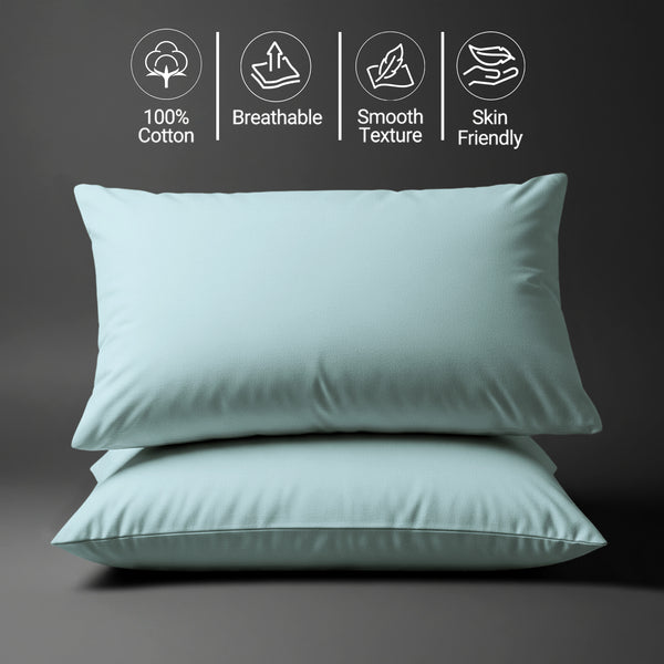 Premium 400 Thread Count 100% Cotton Pillowcases (2 PC)
