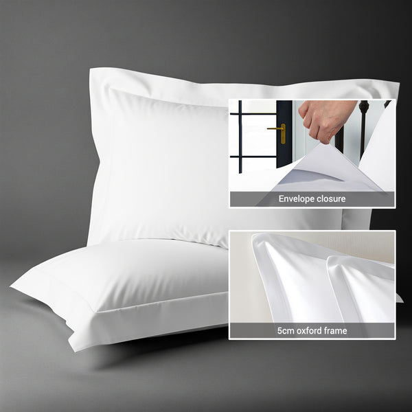 Premium 400 Thread Count 100% Cotton Pillowcases (2 PC)