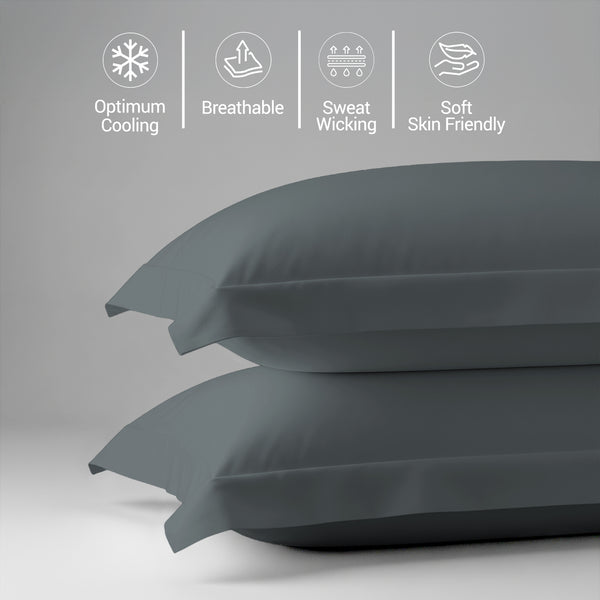 Luxury 800 Thread Count 100% Cotton Pillowcases (2 PC)