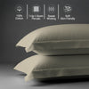 Percale 100% Cotton Pillowcases (2PC)