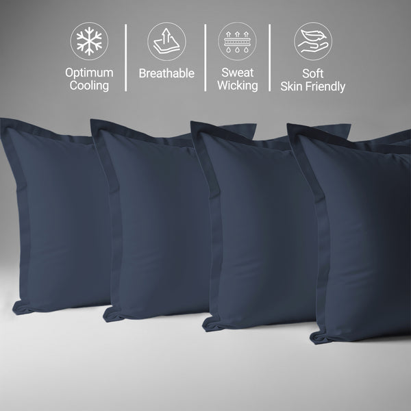Premium 400 Thread Count 100% Cotton Pillowcases (4 PC)