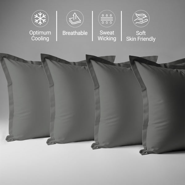 Premium 400 Thread Count 100% Cotton Pillowcases (4 PC)