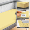 Premium 400 Thread Count 100% Cotton Crib Travel Fitted Sheet